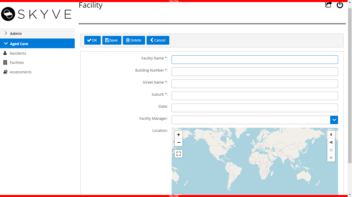 Facility field